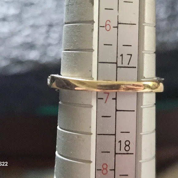 10k 2 Tone 1.2 Ct Diamond Ring Fixed And Polished For Liz - Picture 4 of 12